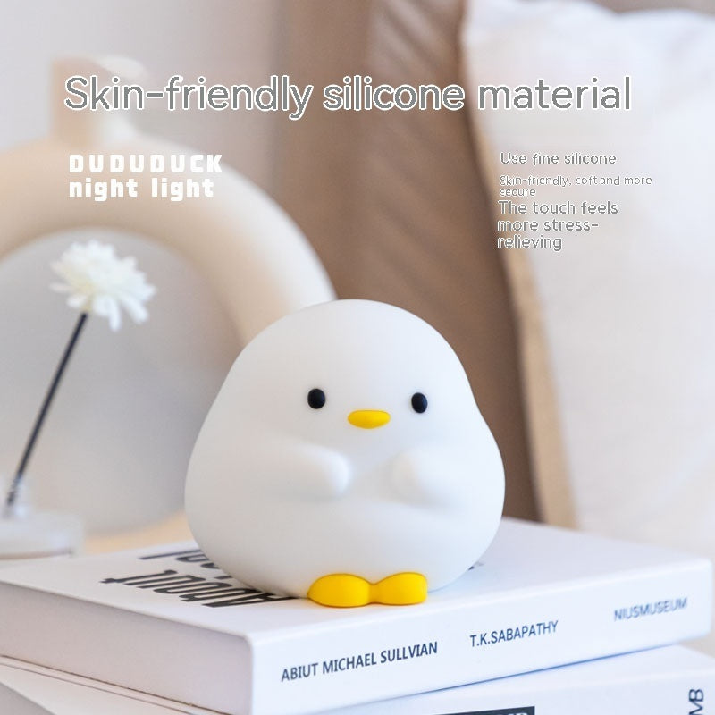 Cute Silicone Duck LED Night Light