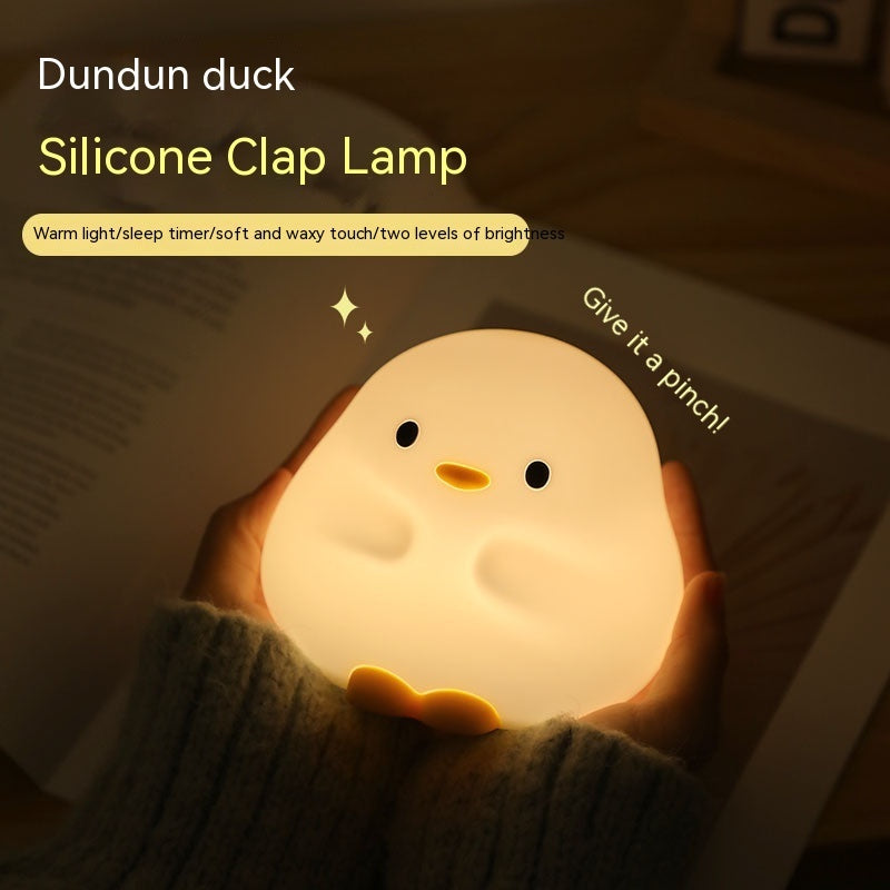 Cute Silicone Duck LED Night Light