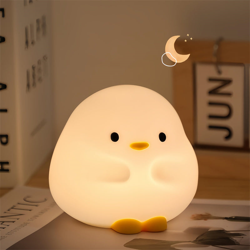 Cute Silicone Duck LED Night Light