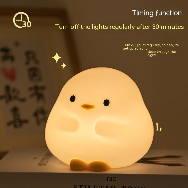 Cute Silicone Duck LED Night Light